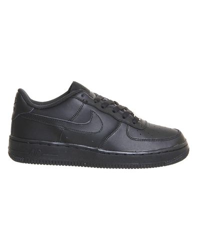air force black leather