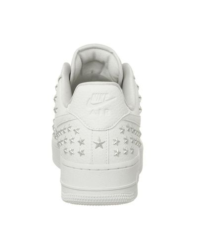 air force 1 star studded white