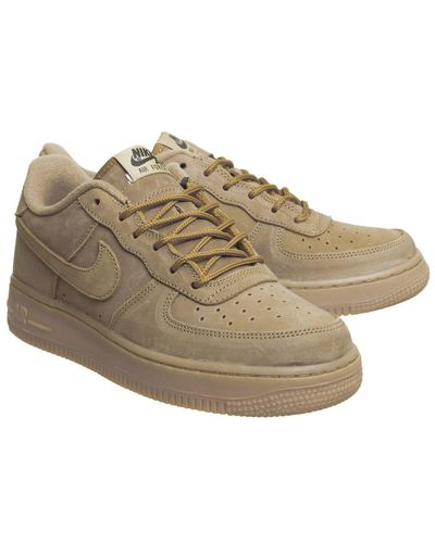 nike air force 1 flax suede gum
