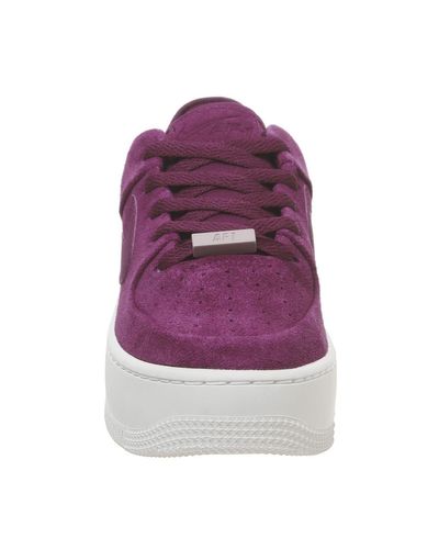 purple suede air force 1