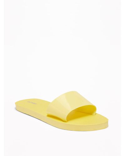 old navy clear jelly sandals