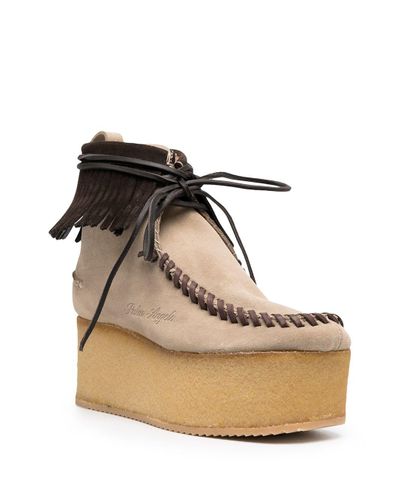platform wallabees