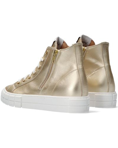 Lemare 2546 Hoge sneakers Leren Sneaker Dames Taupe - Schoenen.nl