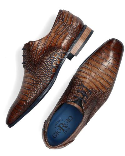 GIORGIO Bruine Nette Schoenen 964156 in het Bruin voor heren - Lyst