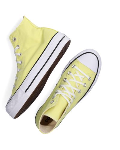 Gele CONVERSE CHUCK TAYLOR ALL STAR LIFT HI Hoge sneaker | Omoda