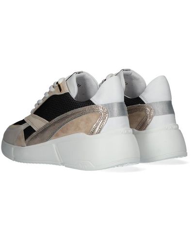 Via Vai Rubber Beige Lage Sneakers Celina Jae in het Naturel - Lyst