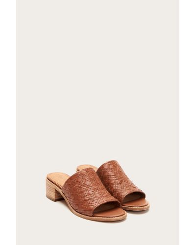 frye cindy woven mule