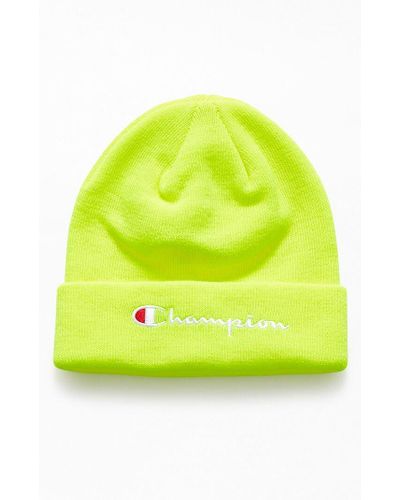 champion beanie green