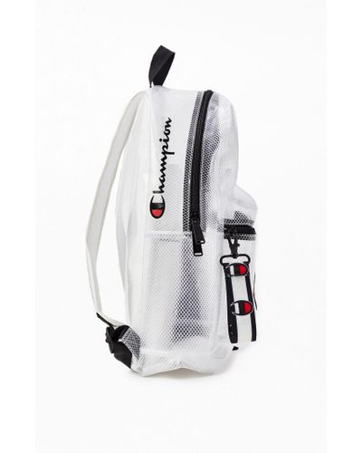 clear champion backpack