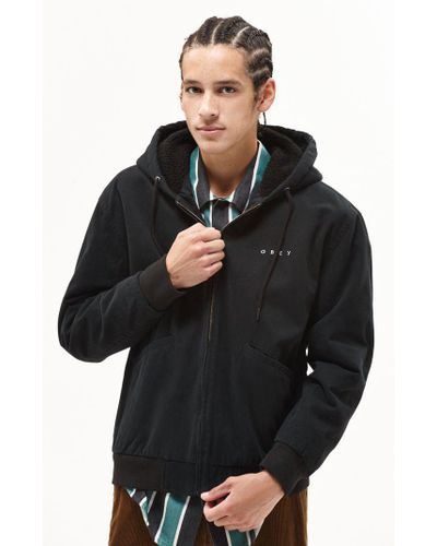 obey dillinger trucker jacket