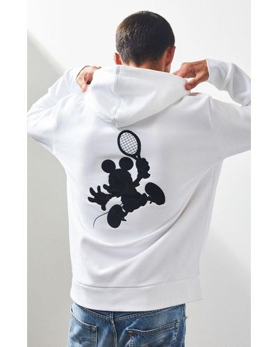 Lacoste Cotton Mickey Mouse Pullover Hoodie in White for Men - Lyst