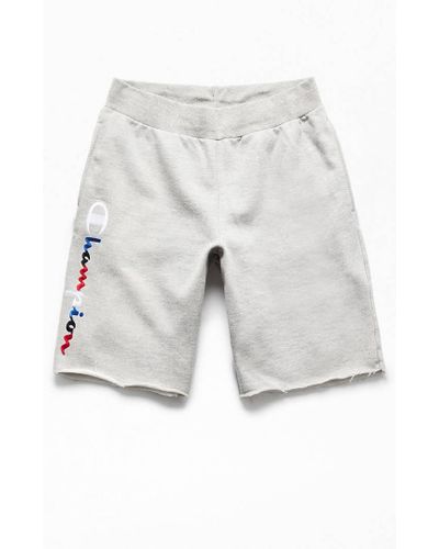 black champion sweat shorts