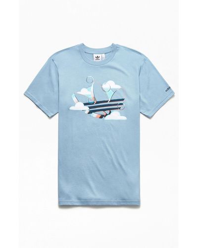 adidas summer trefoil tee