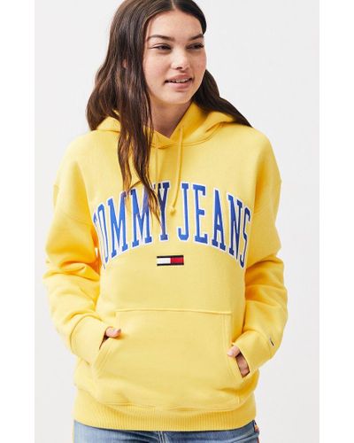 yellow tommy sweatshirt