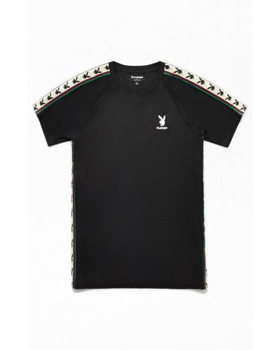 playboy logo tape t shirt