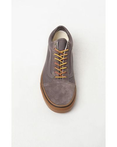 vans classic brown sole