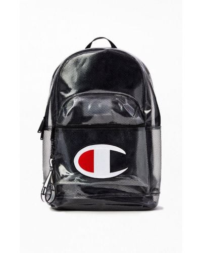 clear champion backpack