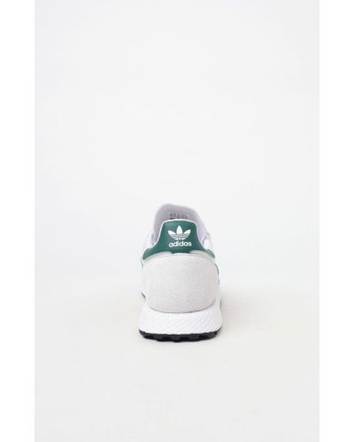 adidas Rubber Forest Grove White & Green Shoes for Men - Lyst