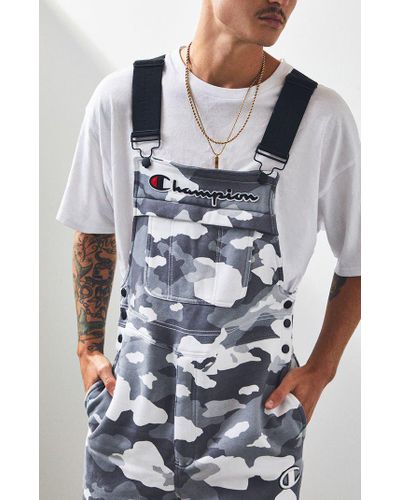champion overalls grey