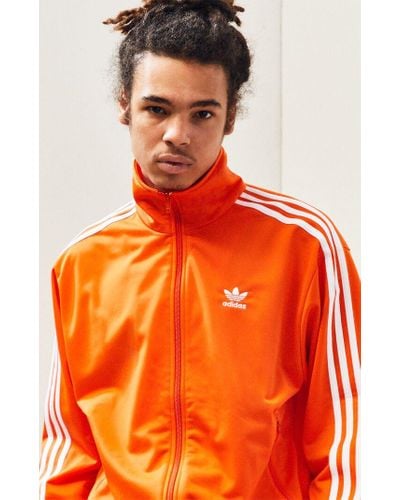adidas orange firebird jacket