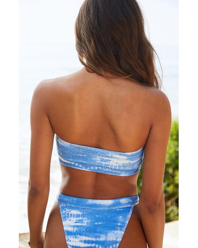 Tie dye strapless bikini Clearance