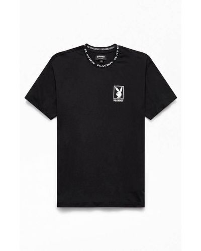 black and white playboy shirt