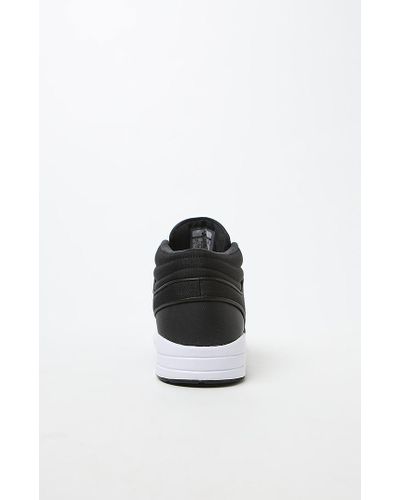 Nike Lace Stefan Janoski Max Mid Black \u0026 White Shoes for Men | Lyst