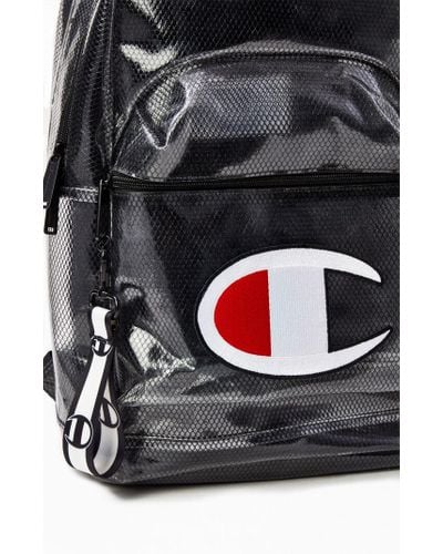 clear champion backpack