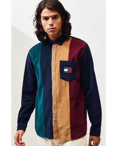 tommy hilfiger colour block shirt