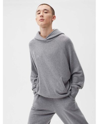PANGAIA Recycled Cashmere Hoodie in Pale Grey Melange (Gray) for Men - Lyst