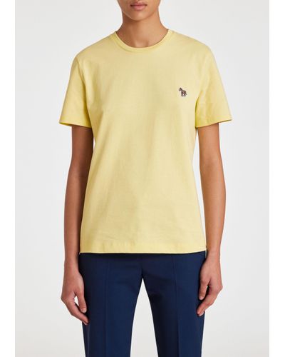 Paul Smith Womens Zebra T-shirt - Yellow