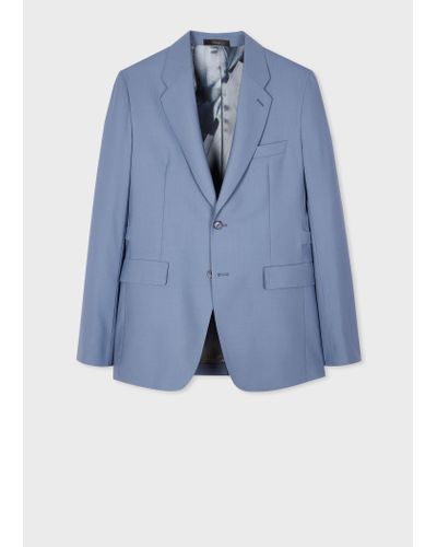 Paul Smith Mens 2 Button Jacket - Blue