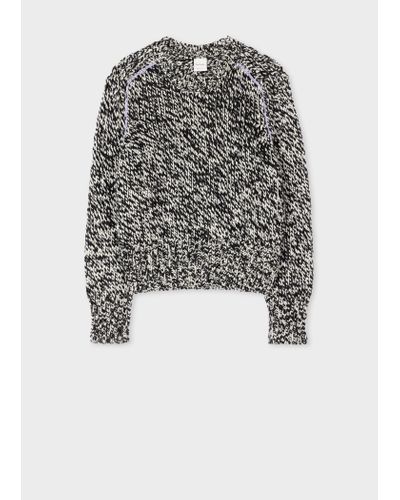 Paul Smith Womens Knitted Jumper Crew Neck - Black