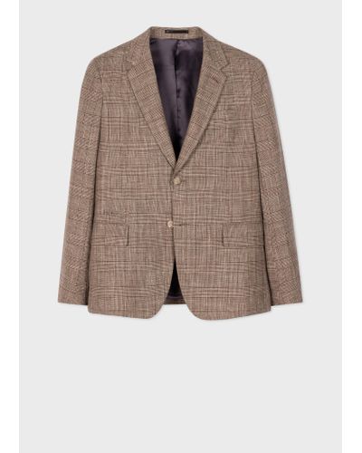 Paul Smith Mens 2 Button Jacket - Brown