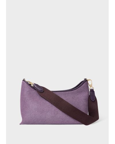 Paul Smith Lilac Zip Shoulder Bag Purple