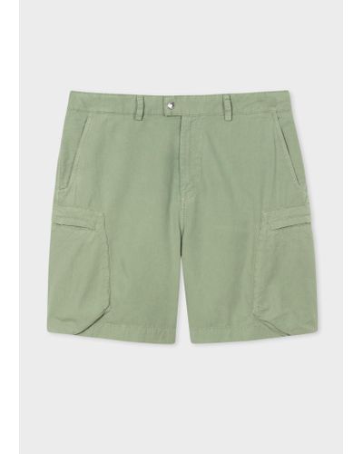 PS by Paul Smith Mens Technical Cargo Short - Green