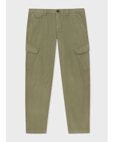 Paul Smith Mens Cargo Trouser Bs Zeb - Green