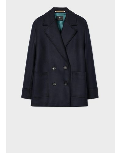 PS by Paul Smith Womens Coat - Blue