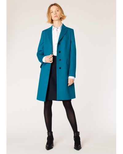 blue epsom coat