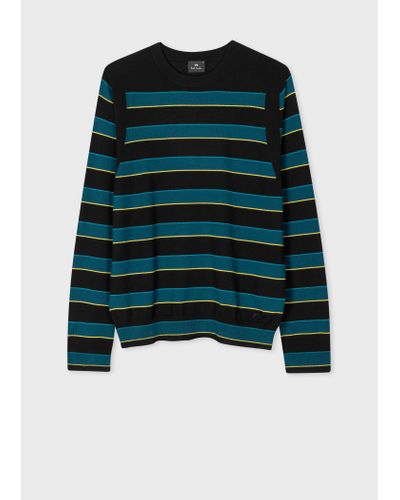 PS by Paul Smith Mens Jumper Crew Neck - Green