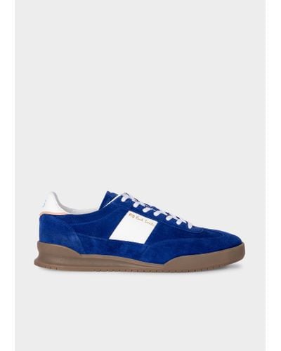 Paul Smith Dover Premium Suede Leather Shoes - Blue