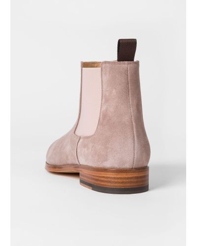 pink chelsea boots mens