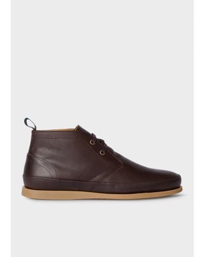 PS by Paul Smith Mens Shoe Cleon Chocolate - Brown