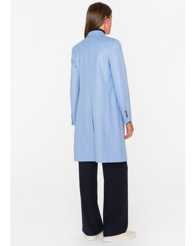 blue epsom coat