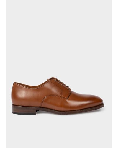 Paul Smith Tan Leather 'fes' Shoes - Brown