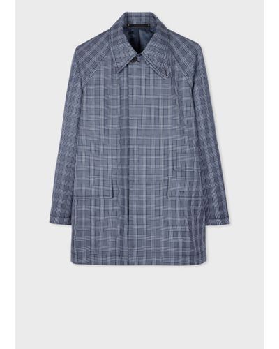 Paul Smith Mens Oversized Fit Coat - Blue