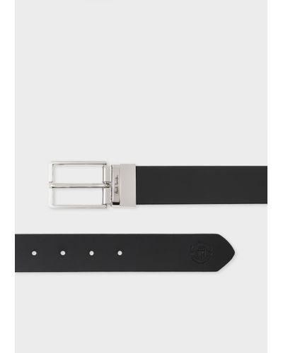 Paul Smith & Manchester United - Cut-to-fit Reversible Leather Belt - White
