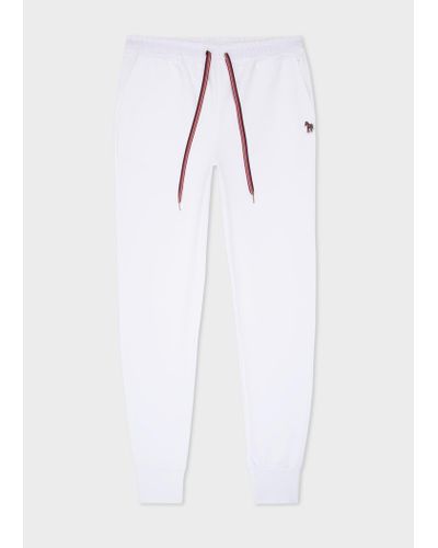 PS by Paul Smith Womens Zebra Joggers - White