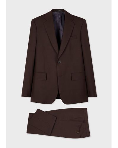 Paul Smith The Brierley - Brown Wool 'a Suit To Travel In'