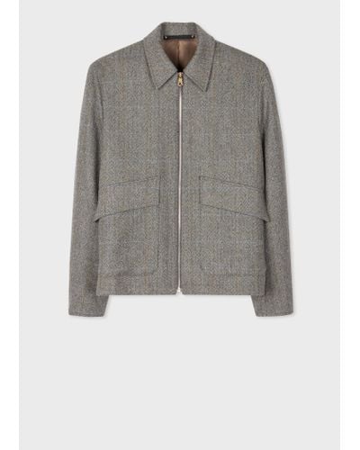 Paul Smith Mens Regular Fit Jacket - Grey